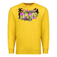 Lemon hot girl summer with palms Premium Sweatshirt - texasbilliewilder
