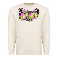 Sandshell hot girl summer with palms Premium Sweatshirt - texasbilliewilder