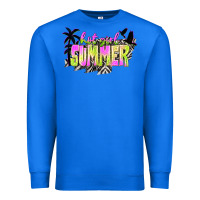 True Royal hot girl summer with palms Premium Sweatshirt - texasbilliewilder