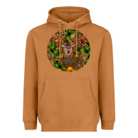 Christmas Reindeer Heavyweight Hoodie | Teevron