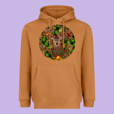 Heavyweight Hoodie Christmas Reindeer