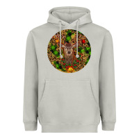 Moon Dust Christmas Reindeer Heavyweight Hoodie - RanaPortraitStore