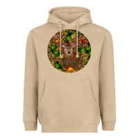 Mushroom Christmas Reindeer Heavyweight Hoodie - RanaPortraitStore