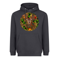 Smoke Christmas Reindeer Heavyweight Hoodie - RanaPortraitStore