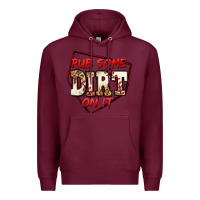 Burgundy rub some dirt on it baseball Premium Hoodie - Jasminsmagicworld