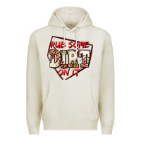 Oatmeal Heather rub some dirt on it baseball Premium Hoodie - Jasminsmagicworld