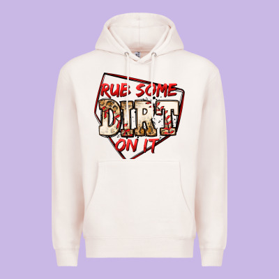 Rub Some Dirt On It Baseball Premium Hoodie Designed By Jasminsmagicworld