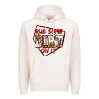 Pale Pink rub some dirt on it baseball Premium Hoodie - Jasminsmagicworld