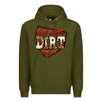 Army Green rub some dirt on it baseball Premium Hoodie - Jasminsmagicworld