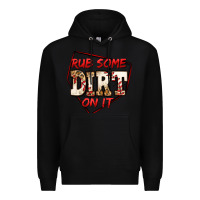 Black rub some dirt on it baseball Premium Hoodie - Jasminsmagicworld