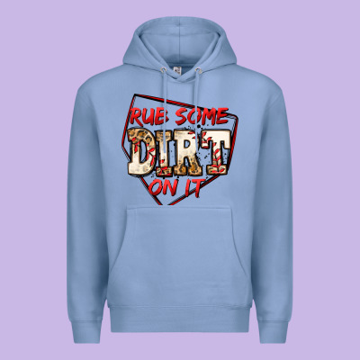 Rub Some Dirt On It Baseball Premium Hoodie Designed By Jasminsmagicworld
