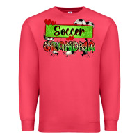 Cardinal soccer grandma with leopard Premium Sweatshirt - Zillion Design Studio