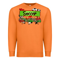 Carrot soccer grandma with leopard Premium Sweatshirt - Zillion Design Studio