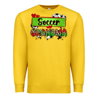 Lemon soccer grandma with leopard Premium Sweatshirt - Zillion Design Studio