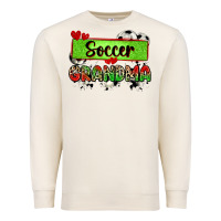 Sandshell soccer grandma with leopard Premium Sweatshirt - Zillion Design Studio
