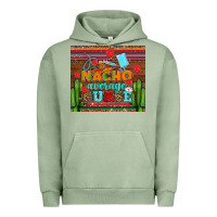 Pigment Oil Green nacho average nurse with roses Urban Hoodie - AdoDesignShop