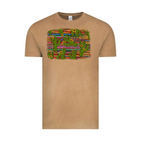 Vintage Camel cinco de mayo sunflower and cactus background Vintage Tee - Artiststas
