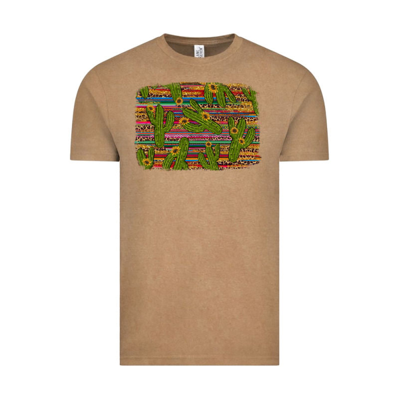 Cinco De Mayo Sunflower And Cactus Background Vintage Tee by Artiststas | Teevron