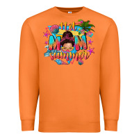 Carrot hot mom summer with messy bun Premium Sweatshirt - texasbilliewilder