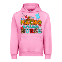 Fuchsia Pink nacho average nurse Urban Hoodie - AdoDesignShop