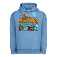Pigment Pebble Blue nacho average nurse Urban Hoodie - AdoDesignShop