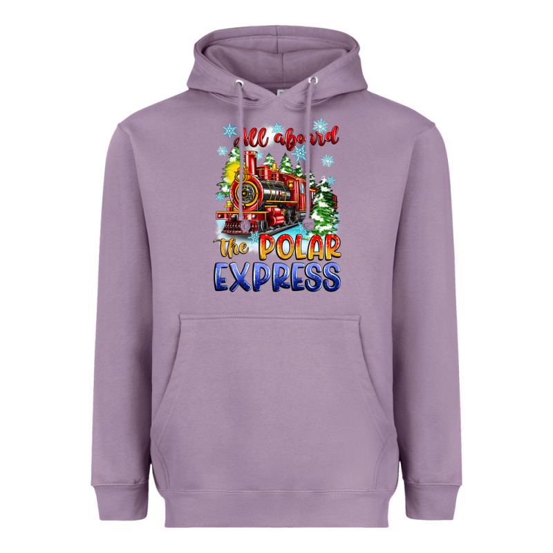 All Aboard The Polar Express Heavyweight Hoodie by Zillion Design Studio | Teevron