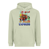 Matcha all aboard the polar express Heavyweight Hoodie - Zillion Design Studio