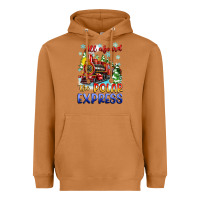 Meerkat all aboard the polar express Heavyweight Hoodie - Zillion Design Studio