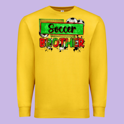 Soccer Brother Premium Sweatshirt Designed By Zillion Design Studio
