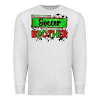Oatmeal Heather soccer brother Premium Sweatshirt - Zillion Design Studio