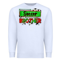 White soccer brother Premium Sweatshirt - Zillion Design Studio
