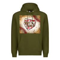 Army Green rub some dirt on it baseball Premium Hoodie - Jasminsmagicworld