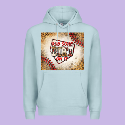 Rub Some Dirt On It Baseball Premium Hoodie Designed By Jasminsmagicworld