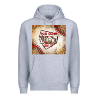 Heather Grey rub some dirt on it baseball Premium Hoodie - Jasminsmagicworld