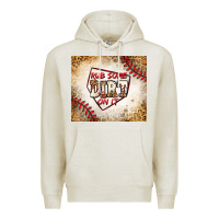 Oatmeal Heather rub some dirt on it baseball Premium Hoodie - Jasminsmagicworld
