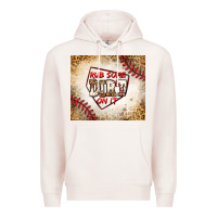 Pale Pink rub some dirt on it baseball Premium Hoodie - Jasminsmagicworld