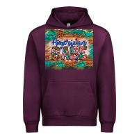 Mauve Wine american babe Urban Hoodie - Artiststas