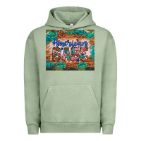 Pigment Oil Green american babe Urban Hoodie - Artiststas