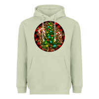 Matcha Christmas Tree Heavyweight Hoodie - RanaPortraitStore