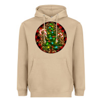 Mushroom Christmas Tree Heavyweight Hoodie - RanaPortraitStore