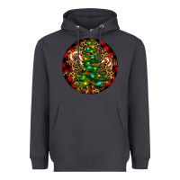 Smoke Christmas Tree Heavyweight Hoodie - RanaPortraitStore