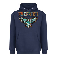 Navy thunderbird freebird Heavyweight Hoodie - texasbilliewilder