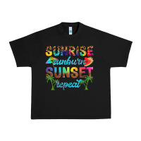 Black sunrise sunburn sunset repeat Urban Heavy Tee - Artiststas