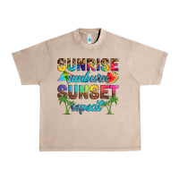 French Oak sunrise sunburn sunset repeat Urban Heavy Tee - Artiststas