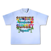 Grape Ice sunrise sunburn sunset repeat Urban Heavy Tee - Artiststas