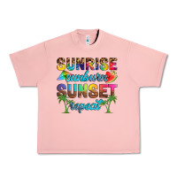 Salmon sunrise sunburn sunset repeat Urban Heavy Tee - Artiststas