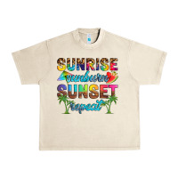 Sandshell sunrise sunburn sunset repeat Urban Heavy Tee - Artiststas