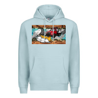 Blue Mist snow truck sippy cup Premium Hoodie - Artiststas