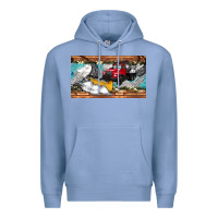 Colony Blue snow truck sippy cup Premium Hoodie - Artiststas