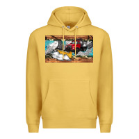 Antique Gold snow truck sippy cup Premium Hoodie - Artiststas
